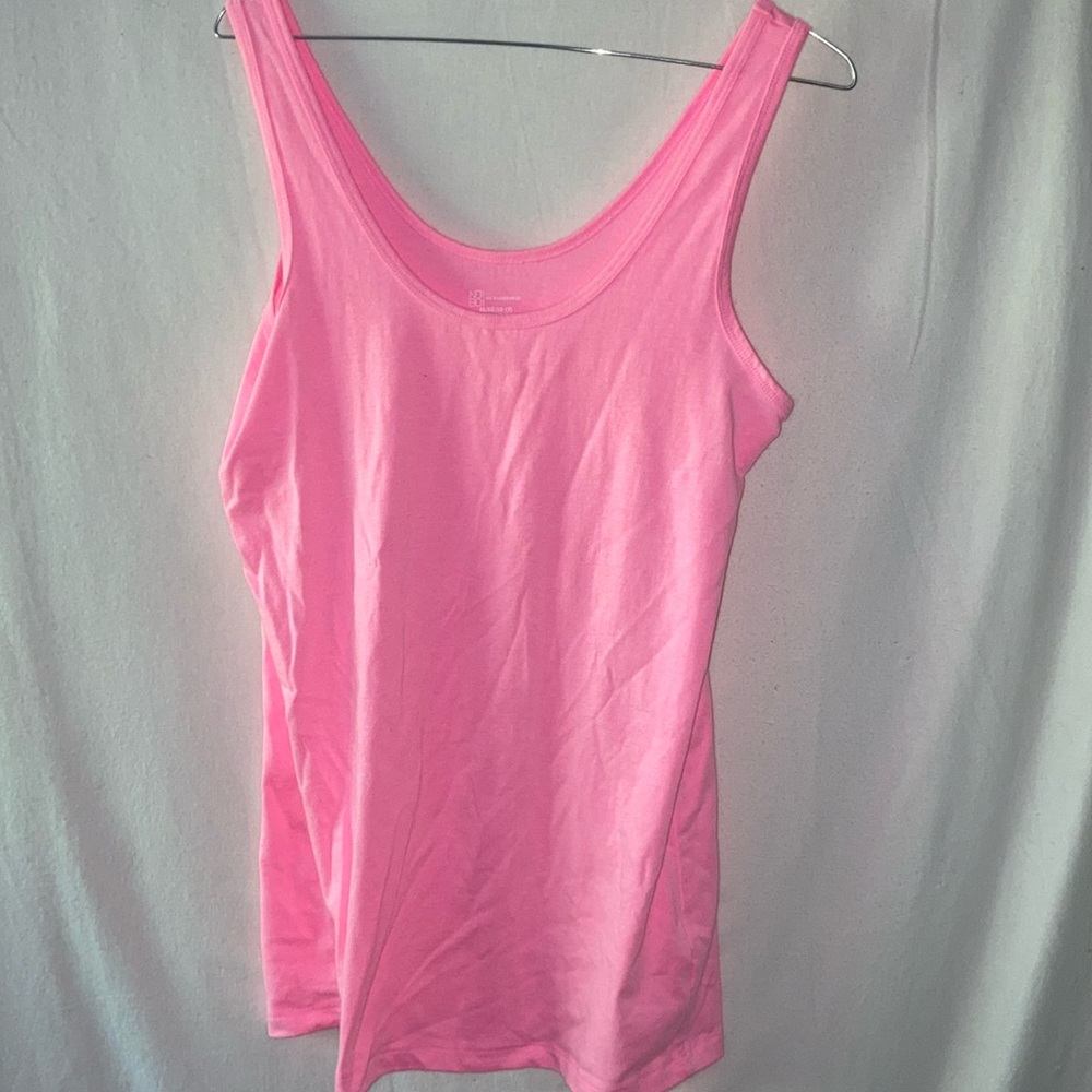 Floral and Pink Women's Tank Tops - Picture 7 of 8